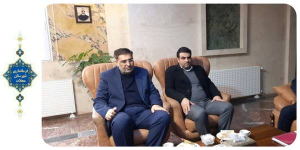 دیدار مدیرکل شرکت توزیع برق استان مرکزی با مهندس ساعدی