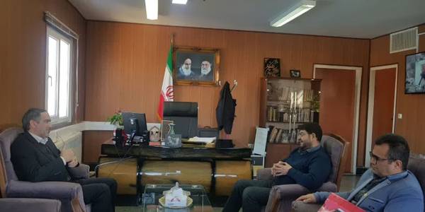 دیدار و گفتگوی رستمی مدیر کل فنی و حرفه ای استان مرکزی با محمد رضا رضایی فرماندار تفرش