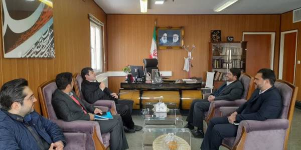 دیدار و گفتگوی مهندس جهانی مدیر کل راهداری و حمل و نقل جاده ای استان مرکزی با محمدرضا رضایی فرماندار تفرش