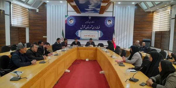 جلسه طرح رایحه خدمت با حضور مهندس جهانی مدیر کل راهداری و حمل و نقل جاده ای استان مرکزی ، محمدرضا رضایی فرماندار تفرش و آحاد مردم شریف در محل فرمانداری برگزار گردید.