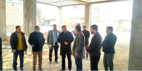 بازدید و پیگیری سرپرست فرمانداری شهرستان از روند احداث درمانگاه شبانه روزی بخش خرقان