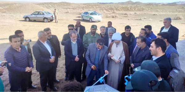 آیین افتتاح پروژه‌ آبرسانی به مجتمع پیک - سلطان احمدلو با حضور جناب آقای مهری سرپرست فرمانداری شهرستان زرندیه