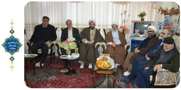 دیدار با خانواده معظم شهیدان آقاگلی