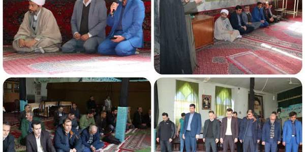 💢دیدارچهره به چهره دکتر هادی فرماندارمحترم شهرستان اراک و دیگر مسئولین با مردم شهید پرور روستای معصومیه

💢همزمان با هشتمین روز از ایام الله دهه مبارک فجر؛ دکتر هادی فرماندار شهرستان اراک به همراه حجت الاسلام والمسلمین حاج آقا فاطمی امام جمعه بخش معصومیه، مهندس محمدی بخشدار معصومیه و سایر مسئولین شهرستان با مردم شهید پرور روستای معصومیه در مسجد جامع این روستا دیدار و از نزديک در جريان نيازهای مردم قرار گرفته و تصميمات لازم براي حل مسائل و مشکلات و رفع نیاز آنان اتخاذ شد.