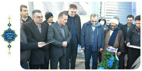 افتتاح مخزن سیصد متر مکعبی آب در محلات