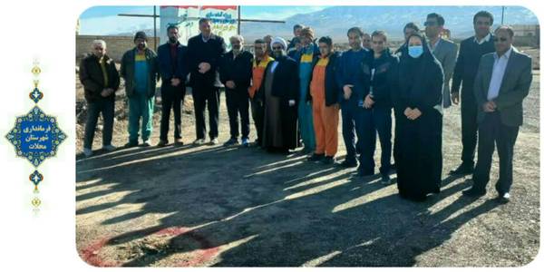 کلنگ زنی فاز دوم معابر شهرک امام رضا علیه السلام نیم ور