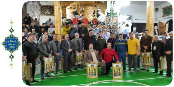 سیزدهمین دوره لیگ برتر ورزش‌های پهلوانی و زورخانه‌ای در محلات برگزار شد