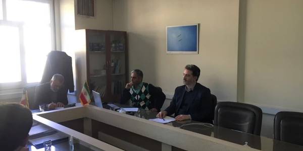 جلسه پیگیری مصوبات سفر ریاست جمهوری در خصوص مجموعه ورزشی شهید چمران ساوه