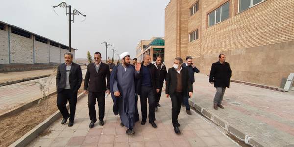 بازدید  از روند احداث ، تکمیل و آماده‌سازی پردیس دانشگاه علوم پزشکی ساوه