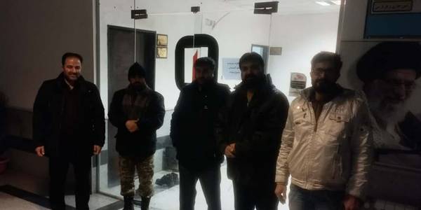 بازدید شبانه فرماندارخنداب از مراکز امدادی شهرستان