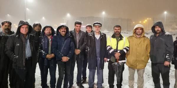 بازدید میدانی فرماندار شهرستان اراک به همراه رئیس شورای اسلامی شهر وشهردار اراک از معابر وخیابانهای سطح شهر اراک