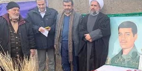 مراسم آب رسانی به روستای فیض آباد