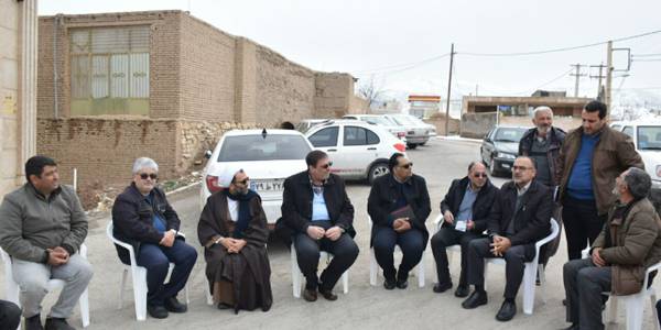 آیین افتتاح پروژه آسفالت روستای امیرآباد اراضی