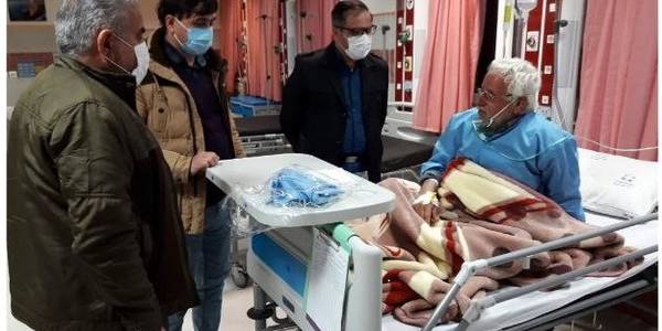 بازدید شبانه فرماندار از بیمارستان امام علی(ع) شهرستان کمیجان