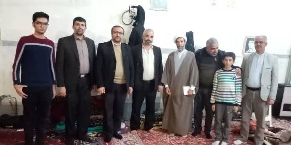 حضور فرماندار در جمع معتکفین شهر کمیجان