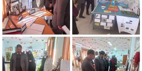 مهندس رضایی فرماندار شهرستان ،حسین حبیبی مدیر آموزش و پرورش و سایر همکاران از نمایشگاه دستاوردهای عملی و مهارتی هنرستان حاج مسلم شمس بازدید نمودند.