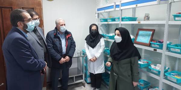 بازدید مهندس نظری معاون سیاسی استاندار مرکزی به همراه مهندس رضایی فرماندار شهرستان تفرش از موسسه خیریه بانو نسیبه.