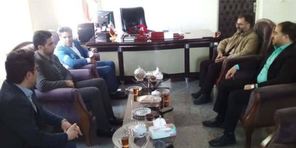 دیدار معاون مدیرکل بنیادشهید و امورایثارگران استان مرکزی با فرماندارشهرستان خنداب