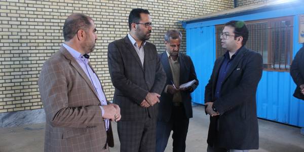 بازدید میدانی از تصفیه خانه آب شهرستان فراهان