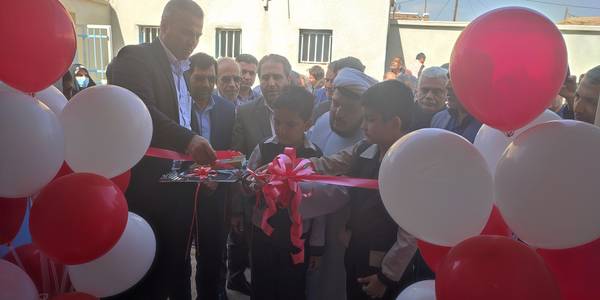 افتتاح مدرسه خیر ساز در روستای نورعلیبیک