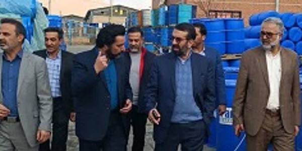 بازدید معاون سیاسی، امنیتی و اجتماعی استانداری مرکزی از شرکت کیمیاگران سپهر