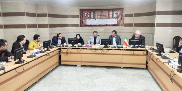 جلسه کمیته برنامه ریزی شهرستان زرندیه اسفند