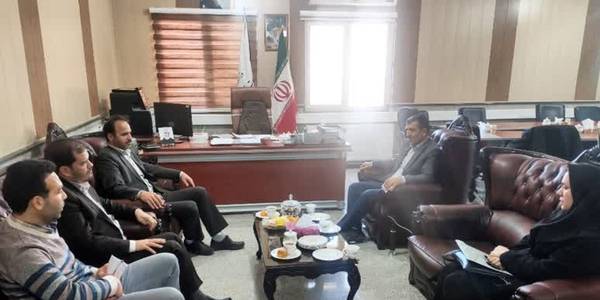 دیدار مدیر غله استان مرکزی با فرماندار