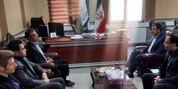 دیدار فرماندار با مدیر کل منابع طبیعی و آبخیز داری استان مرکزی