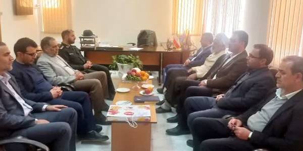 دیدار فرماندار به مناسبت روز پاسدار