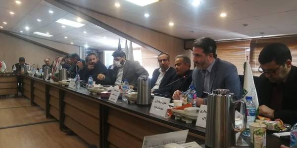 نشست ستاد بحران استان مرکزی  با اعضای مدیریت بحران  و  شهردارمنطقه ۱۸ تهران