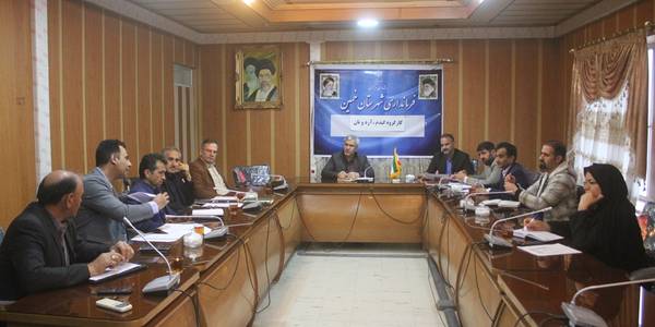 هشتمین جلسه کارگروه گندم ، آرد ونان شهرستان خمین برگزار شد