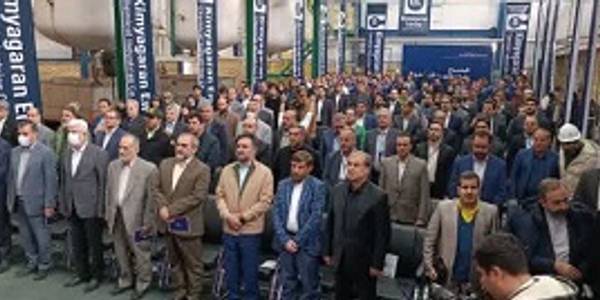 افتتاح خط تولید پارا آمینو فنل شرکت کیمیاگران امروز با حضور معاون علمی و فناوری رئیس جمهور