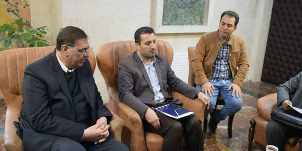 جلسه بررسی مشکلات پیمانکار جاده زیراب