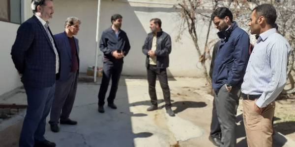 بررسی میدانی وضعیت مجموعه ورزشی شهید چمران شهرساوه