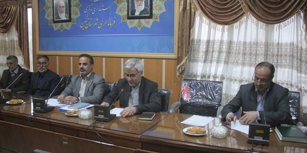 جلسه بررسی مشکلات زیر ساختی در حوزه انتخابات در شهرستان خمین برگزار شد