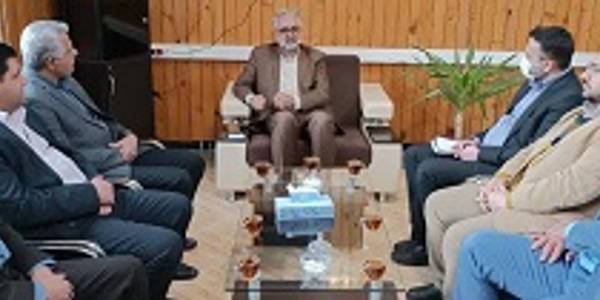 دیدار و نشست معاون سیاسی، امنیتی و اجتماعی فرماندار با معاونین اداره کل امور مالیاتی استان مرکزی