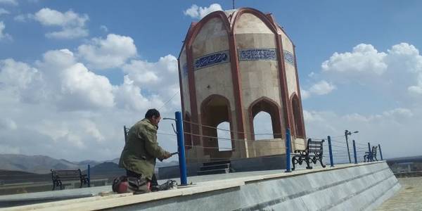 بازدید فرماندار خنداب از گلزار مطهر شهدای گمنام