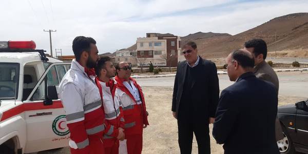 بررسی میدانی پایگاه هلال احمر و هتل آبگرم