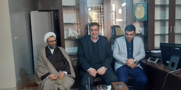 دیدار نوروزی مهندس ساعدی فرماندار شهرستان محلات با دکتر سلیمی نماینده مردم محلات و دلیجان در مجلس شورای اسلامی