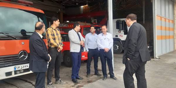 بررسی میدانی ایستگاه آتشنشانی