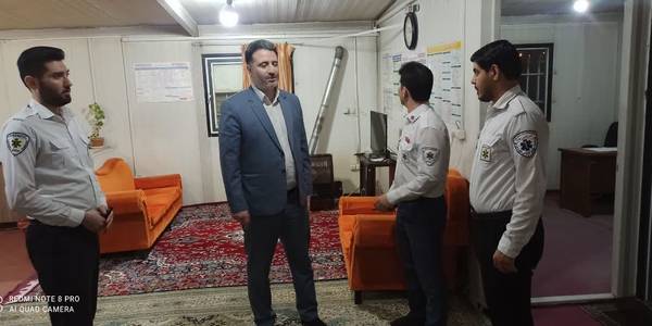 بازدید از مرکز فوریت های پزشکی و پایگاه اورژانس جاده ای