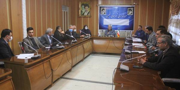 جلسه هماهنگی احداث پایگاه انتقال خون شهرستان خمین برگزار شد