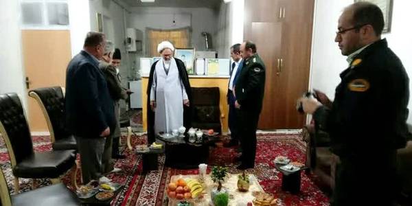 دیدار نوروزی فرماندار با پدر شهید والا مقام غلامحسین نوروزی نژاد