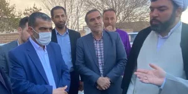 بازدید فرماندار  از روستای خرم آباد لقو جهت بررسی مشکلات مربوطه الاخصوص مشکل گاز