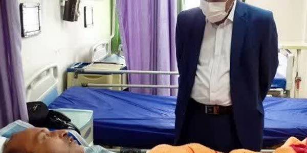 ملاقات فرماندار با راننده ی استاندار