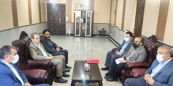 دیدار مدیرکل بنیاد مسکن انقلاب اسلامی استان با فرماندار