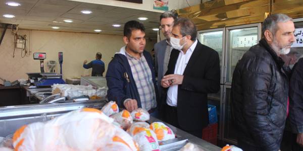 حضور میدانی مهدی الیاسی معاون استاندار و فرماندار ویژه در بازار ساوه
