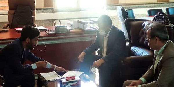 دیدار فرماندار با مدیرکل ارتباطات و فناوری اطلاعات استان