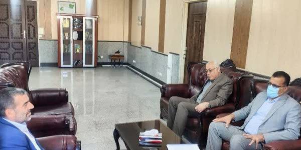 دیدار فرماندار با ئیس سازمان مدیریت و برنامه ریزی استان و دبیر کمیته برنامه ریزی شهرستان