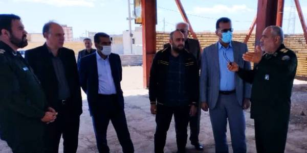 بازدید در خصوص تامین اعتبار تکمیل مجتمع فرهنگی شهدای گمنام شهر زاویه